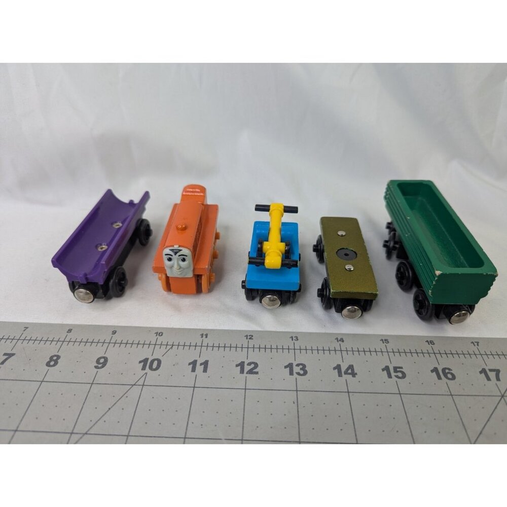 Thomas Train Railway Wooden Terence Car Lot Forest Hand Barrel Flatbed